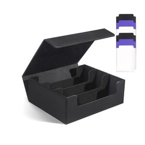 Leather Trading Card Storage Box 